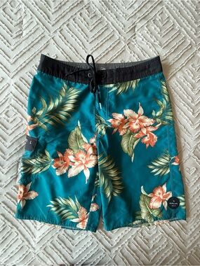 Men’s Rip Curl Floral Swim Trunks | 29